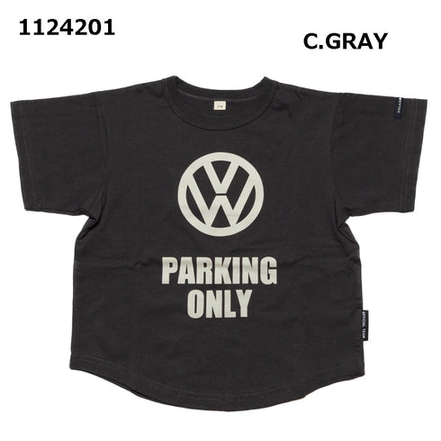 【130~150】VOLKSWAGEN ロゴTシャツ★1124201j子供服 キッズサイズ VOLKSWAGENコラボ商品